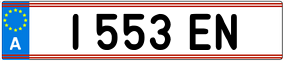 Truck License Plate